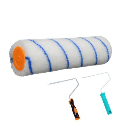 Special Offer Paint Brush And Roller Of Polyester White With Blue Stripe